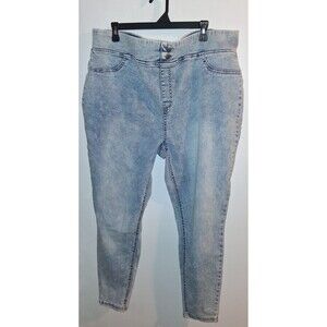 Terra & Sky Acid Wash Jeggings Sz 2X